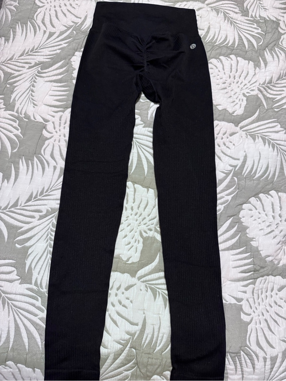Cotton On Body Ribbed Seamless Scrunch Bum Booty Full Length Leggings size XS